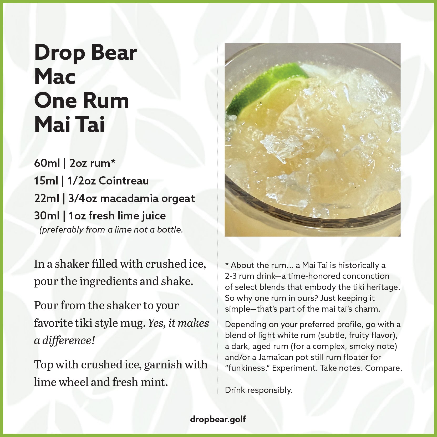 The Drop Bear Tiki Mug